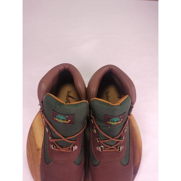 Timberland Hiking Boots 6530A Mens 9.5 Brown Green Urban Trail Beef & Broccoli - Picture 8 of 9